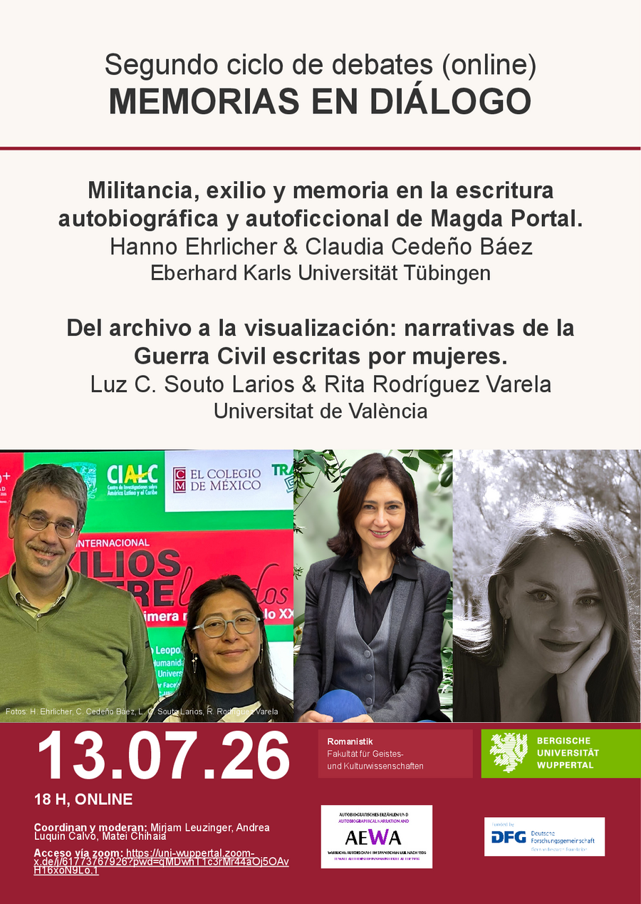 Afiche Memorias en diálogo 13-07-2026