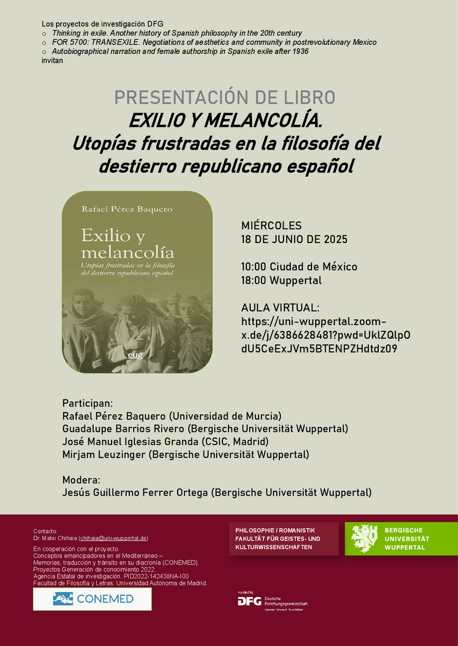 Cartel presentación de libro