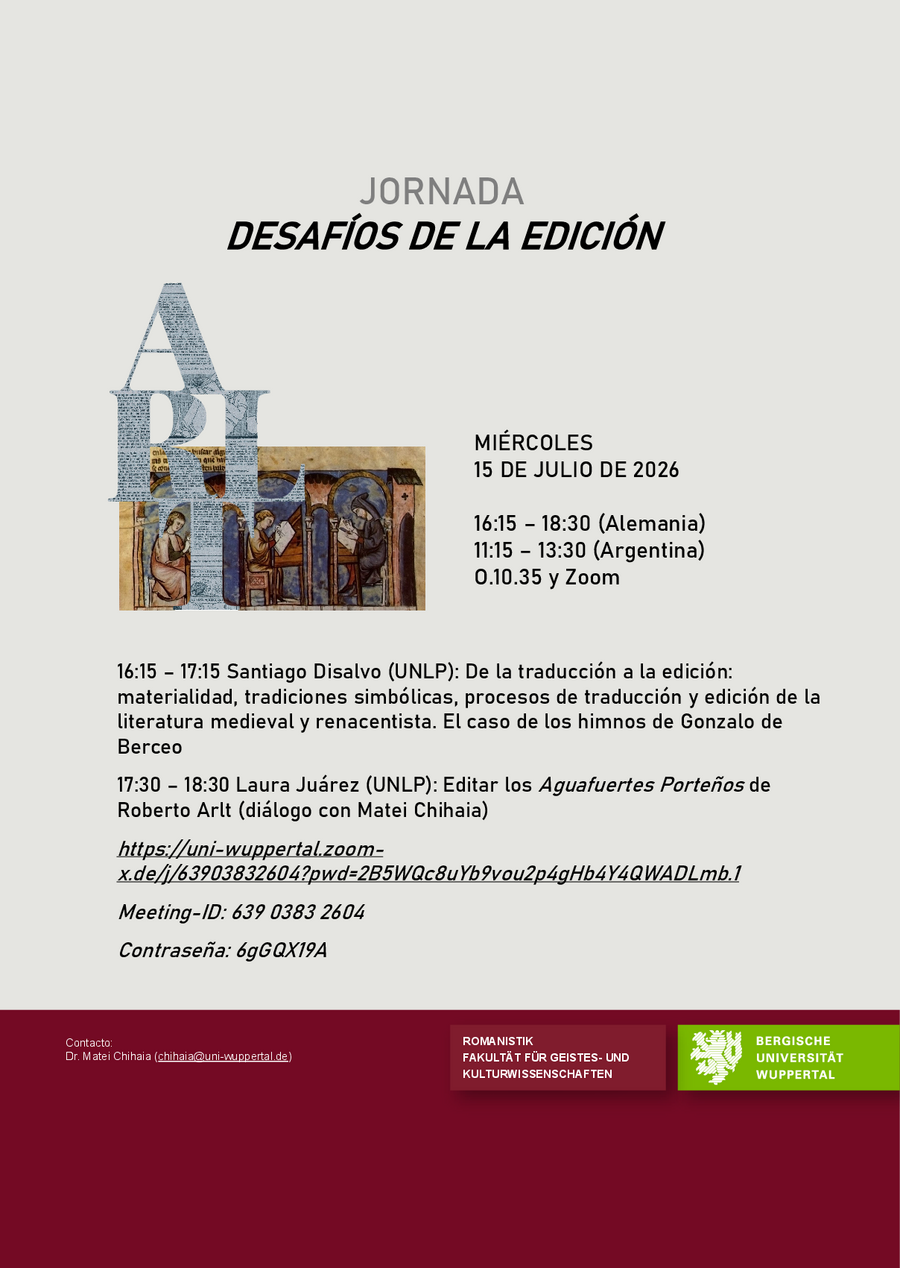 Afiche Jornada Desafíos de la Edición 