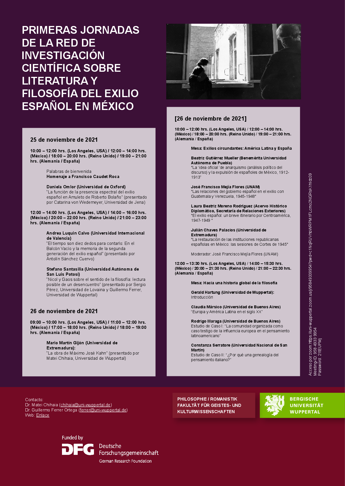 Cartel Jornadas de discusión 2021